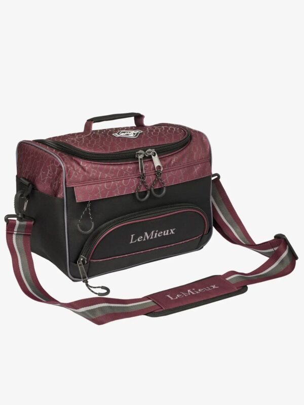 LeMieux Elite ProKit Lite Grooming Bag Burgundy - Image 2