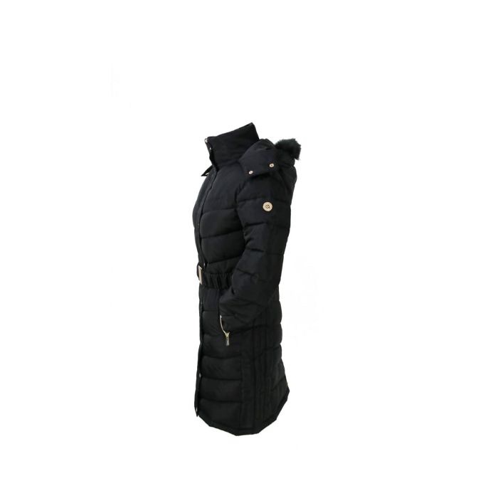 Coldstream Branxton Long Ladies Black Quilted Coat Elite Equine Tack