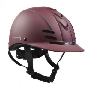 Whitaker Club Young Rider Helmet Burgundy