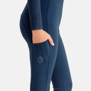 Aztec Diamond Young Rider Navy Full Seat Leggings