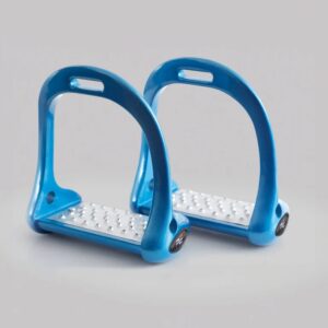 Premier Equine Jopollo Aluminium Performance Stirrups Blue