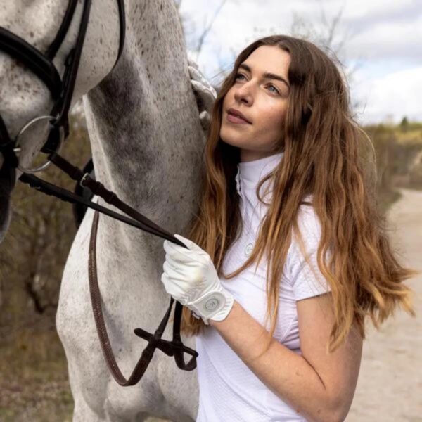 Kingsland Hosanna Ladies Show Shirt White - Image 3