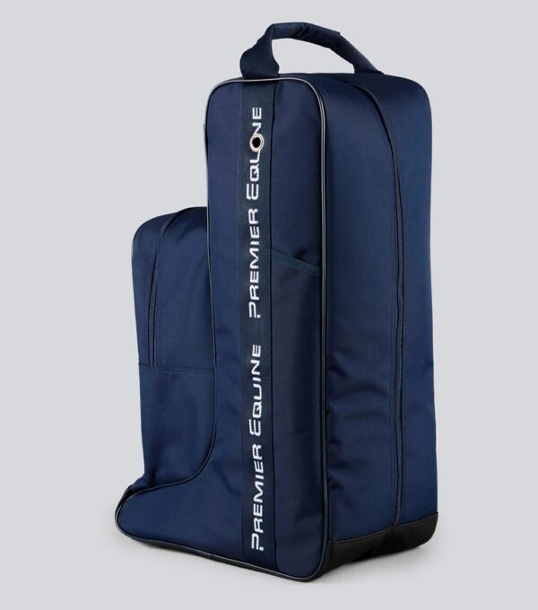 Premier Equine Team Tall Boot Bag with Storage Navy - Image 2