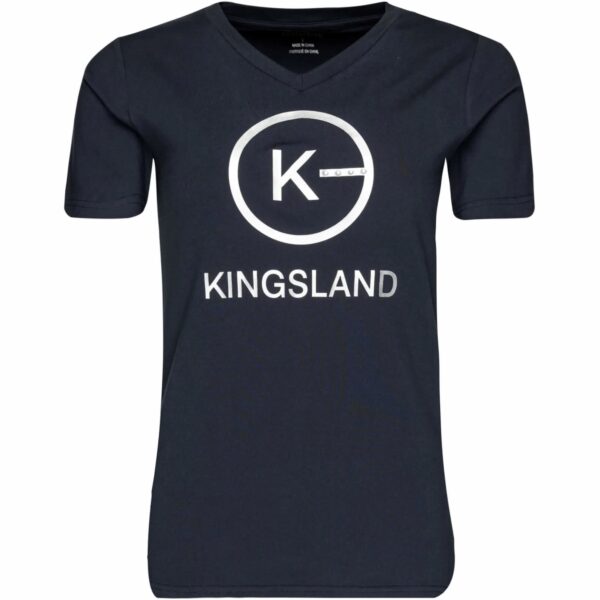 Kingsland Women's T-Shirt KLHelena V-Neck Navy