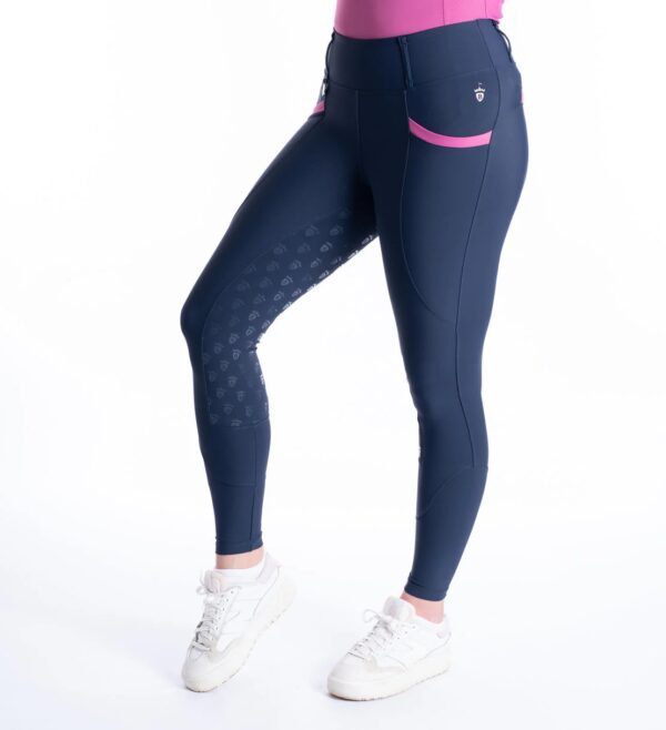 Blackfort Equestrian Navy / Watermelon Pink Training Tights 3.0