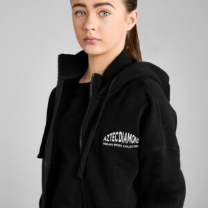 Aztec Diamond Young Rider Black/Grey Zip Hoody