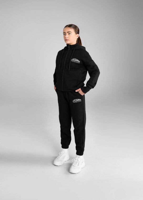 Aztec Diamond Young Rider Black/Grey Zip Hoody - Image 2