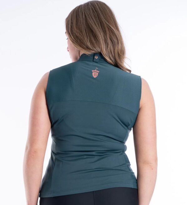 Blackfort Equestrian Sea Green Mesh Base Layer - Sleeveless - Image 3