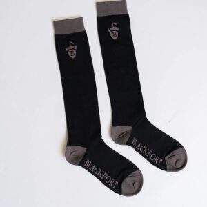 Blackfort Equestrian Black & Light Grey Blackfort Equestrian Socks