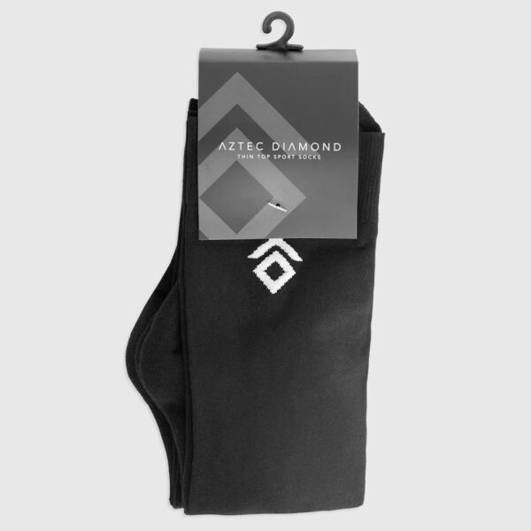 Aztec Diamond Black Underboot Sock Twin Pack - Image 2
