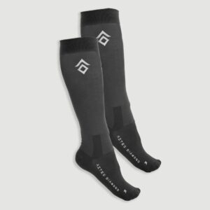 Aztec Diamond Black Underboot Sock Twin Pack