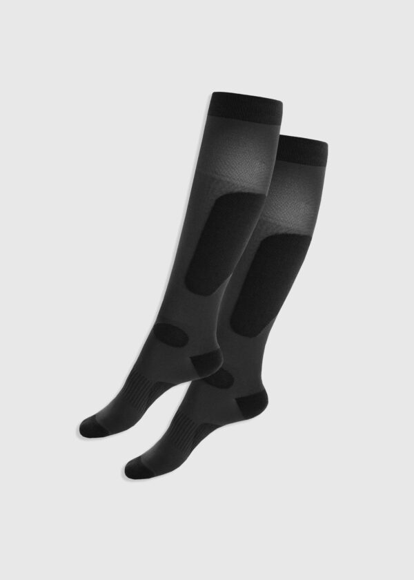 Aztec Diamond Black Pressure Padded Socks Twin Pack - Image 2