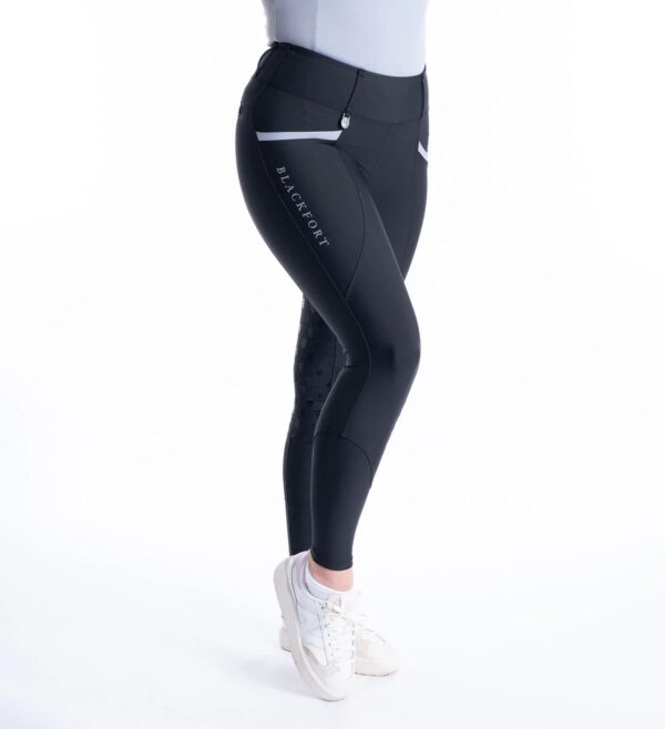 Blackfort Equestrian Black / Light Grey Training Tights 3.0 - Image 2