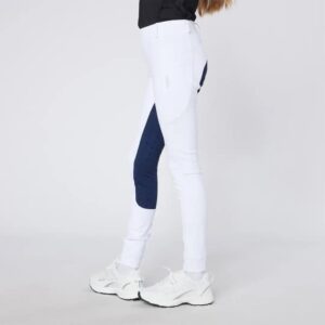 Cameo Junior Performance Riding Tights White