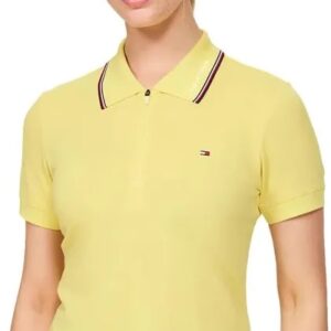 Tommy Hilfiger Camden Zip Polo Shirt - Citronella