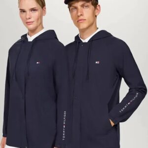 Tommy Hilfiger Bolton Unisex Packable Rain Jacket - Desert Sky