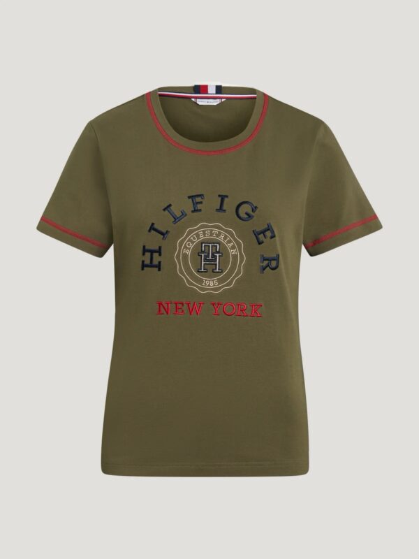 Tommy Hilfiger Newport Graphic T-Shirt Olive - Image 4