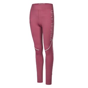 Kingsland KLNana Junior F-Grip Tights Pink Malaga