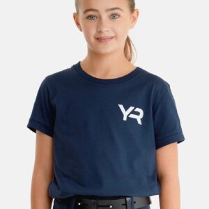 Aztec Diamond Young Rider Navy Tee