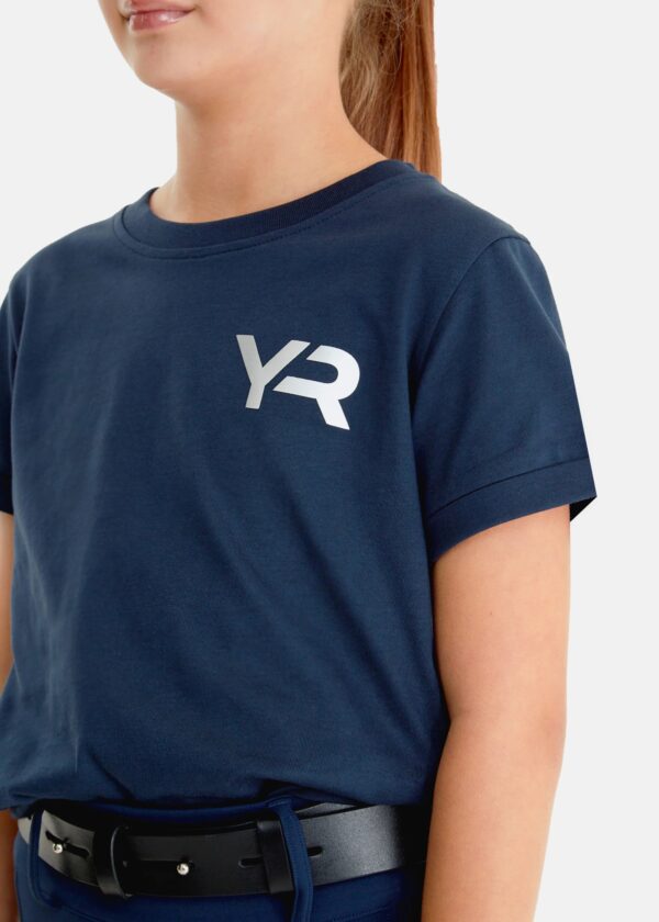 Aztec Diamond Young Rider Navy Tee - Image 2