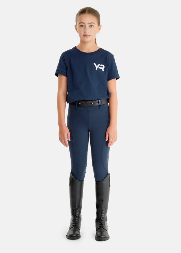 Aztec Diamond Young Rider Navy Tee - Image 3
