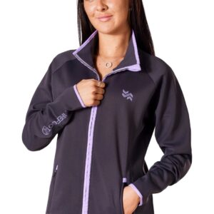 Firefoot Ladies Full Zip Top Grey/Lilac