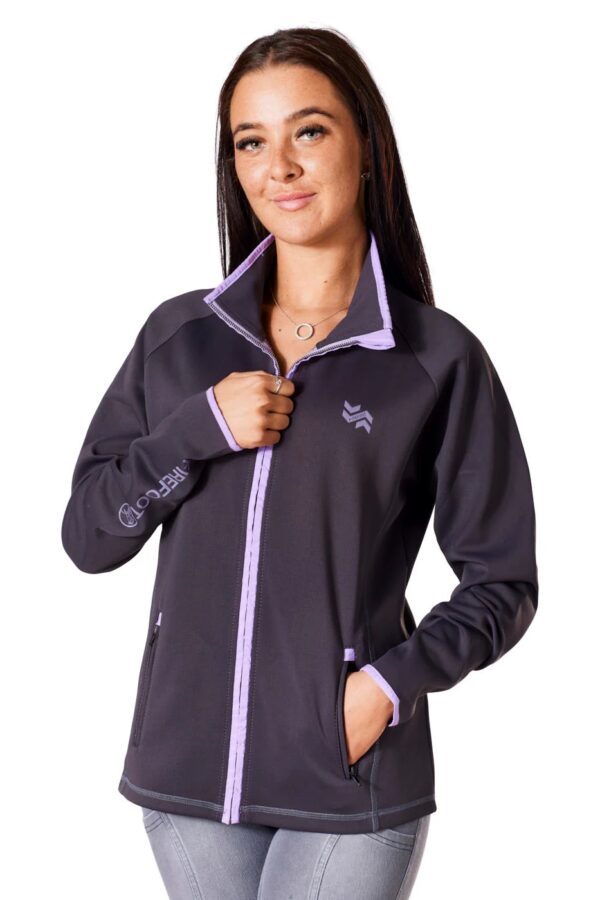 Firefoot Ladies Full Zip Top Grey/Lilac