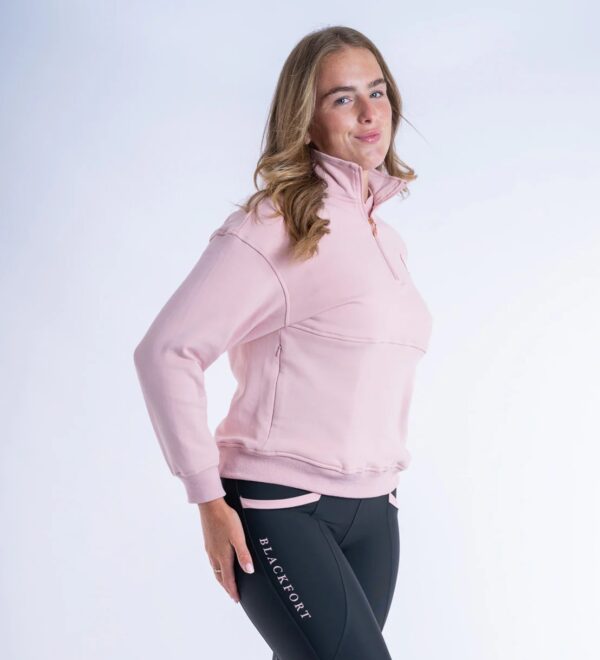 Blackfort Equestrian Ella Quarter Zip Pink - Image 2