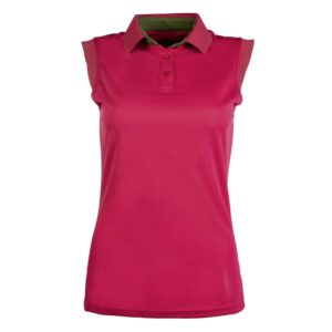 HKM Polo Shirt Sleeveless Cranberry