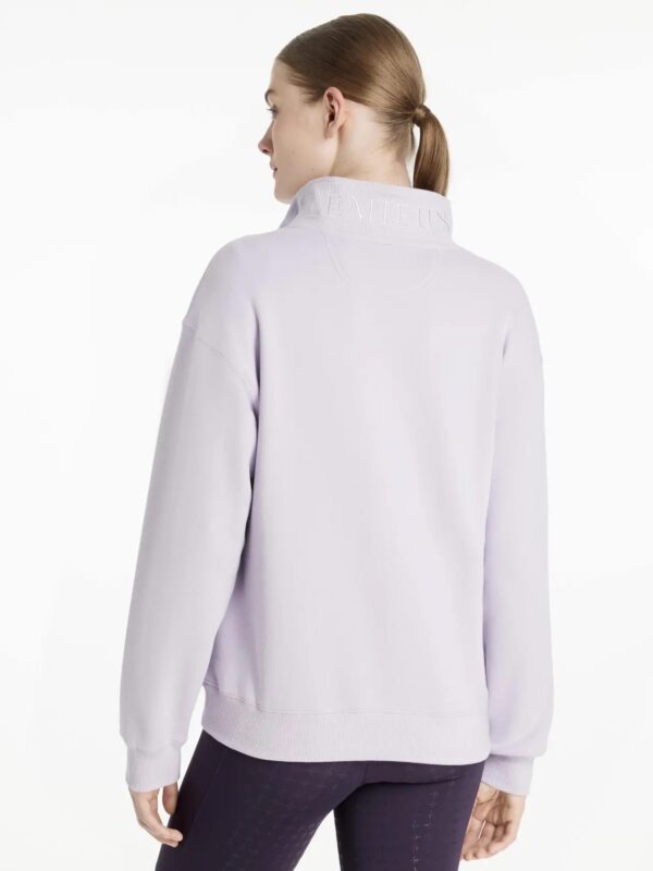 Lemieux Keira Quarter Zip Sweat Lilac - Image 2
