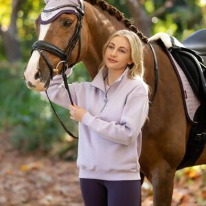 Lemieux Keira Quarter Zip Sweat Lilac