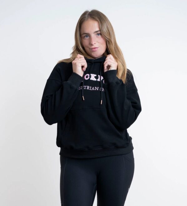 Blackfort Grace Black & Pink Hoodie - Image 2