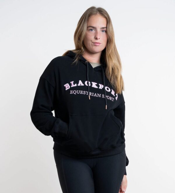 Blackfort Grace Black & Pink Hoodie