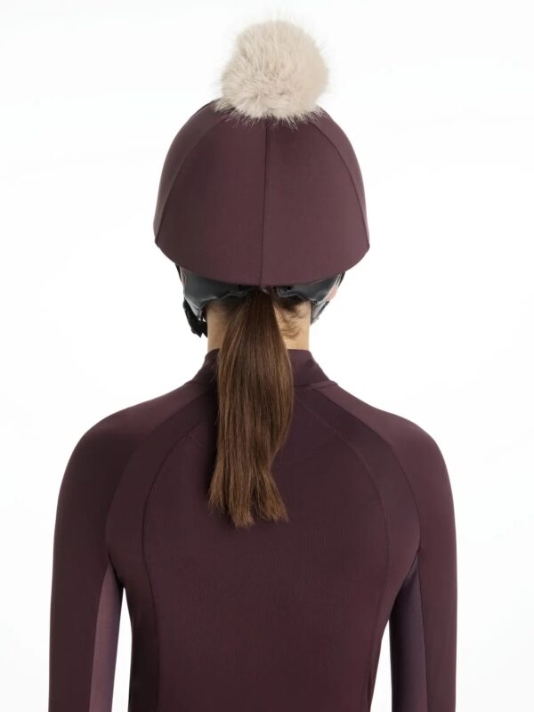 Lemieux Classique Pom Hat Silk Damson - Image 2