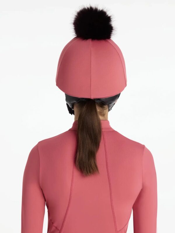 Lemieux Classique Pom Hat Silk Cranberry - Image 2