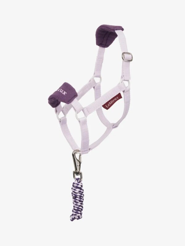 Lemieux Hobby Horse Vogue Headcollar & Leadrope Lilac