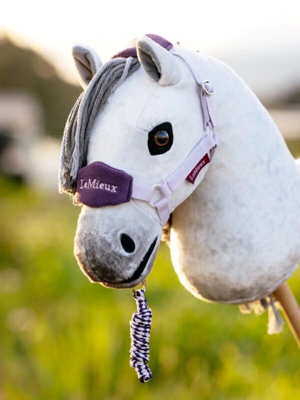 Lemieux Hobby Horse Vogue Headcollar & Leadrope Lilac - Image 2