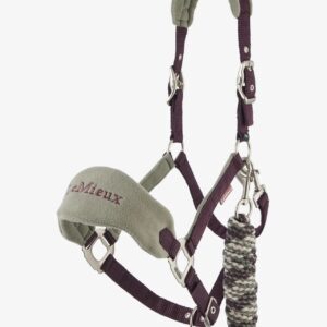 Lemieux Vogue Headcollar & Leadrope Damson
