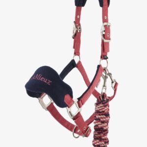 Lemieux Vogue Headcollar & Leadrope Cranberry