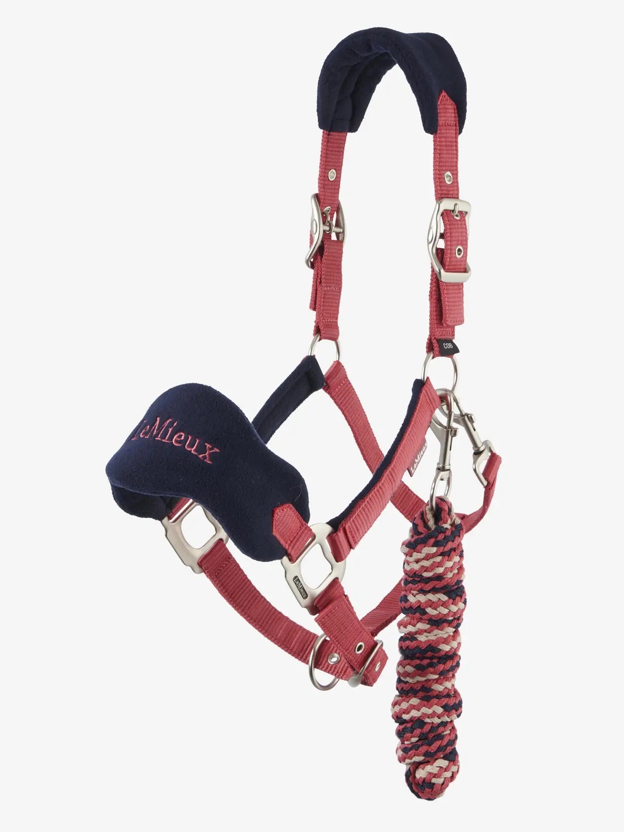 Lemieux Vogue Headcollar & Leadrope Cranberry