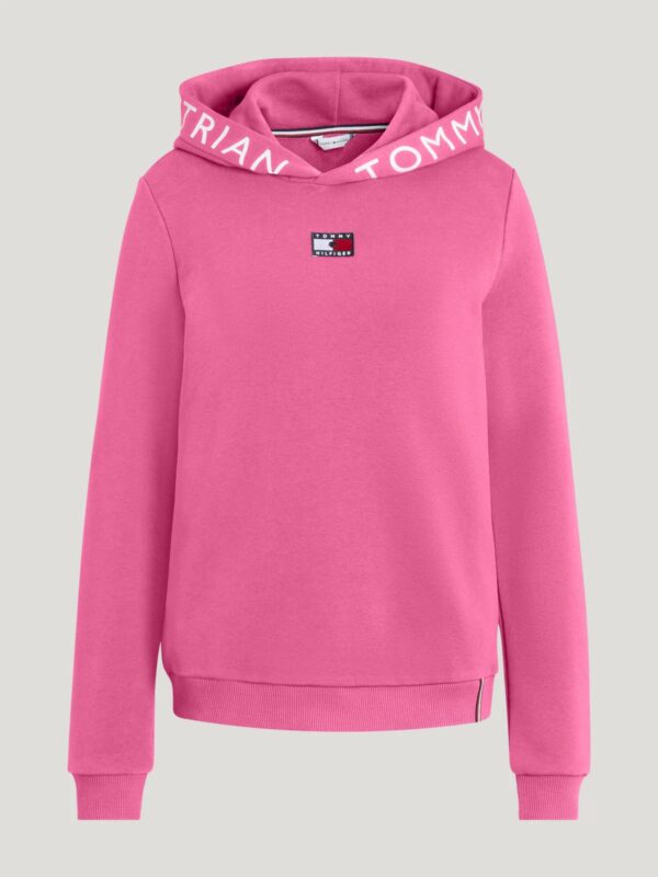 Tommy Hilfiger Equestrian California Logo Hoodie Radiant Pink