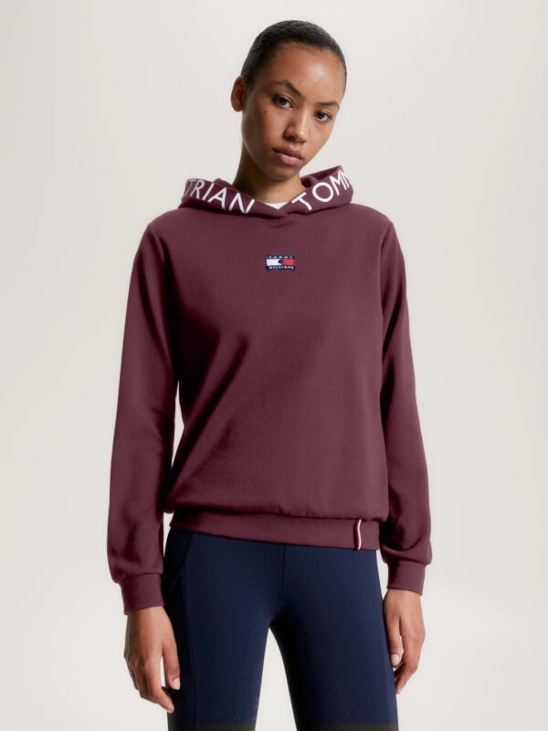 Tommy Hilfiger Equestrian California Logo Hoodie Rouge