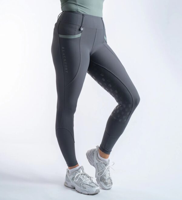Blackfort Equestrian Grey / Sage Training Tights 3.0