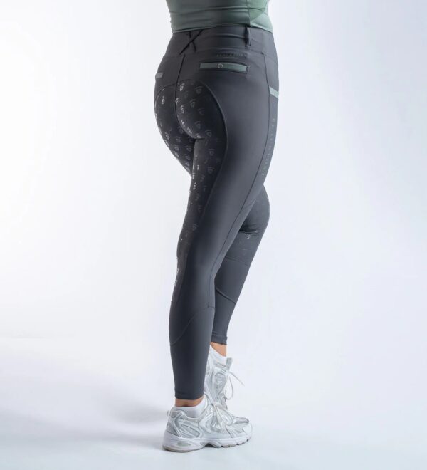 Blackfort Equestrian Grey / Sage Training Tights 3.0 - Image 2