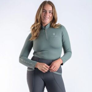 Blackfort Equestrian Sage Cool Mesh Base Layer - Long Sleeve