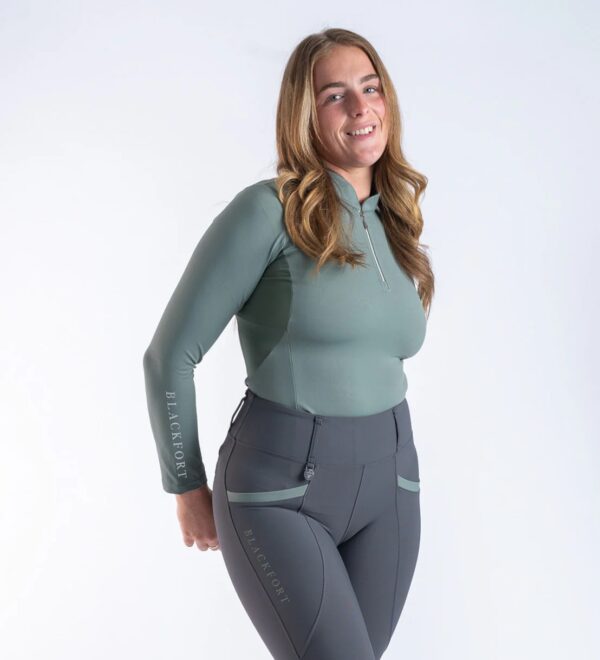 Blackfort Equestrian Sage Cool Mesh Base Layer - Long Sleeve - Image 2