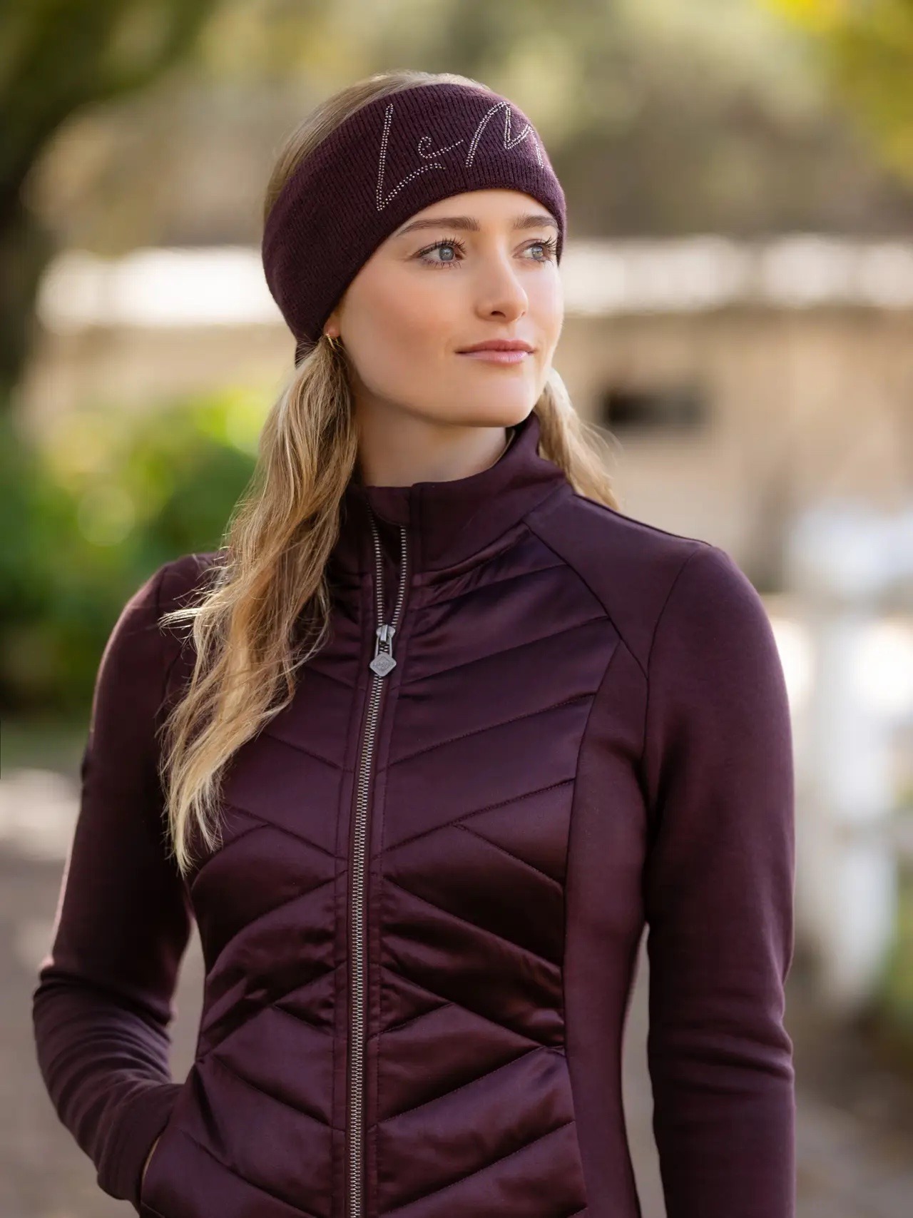 Lemieux Sparkle Headband Damson