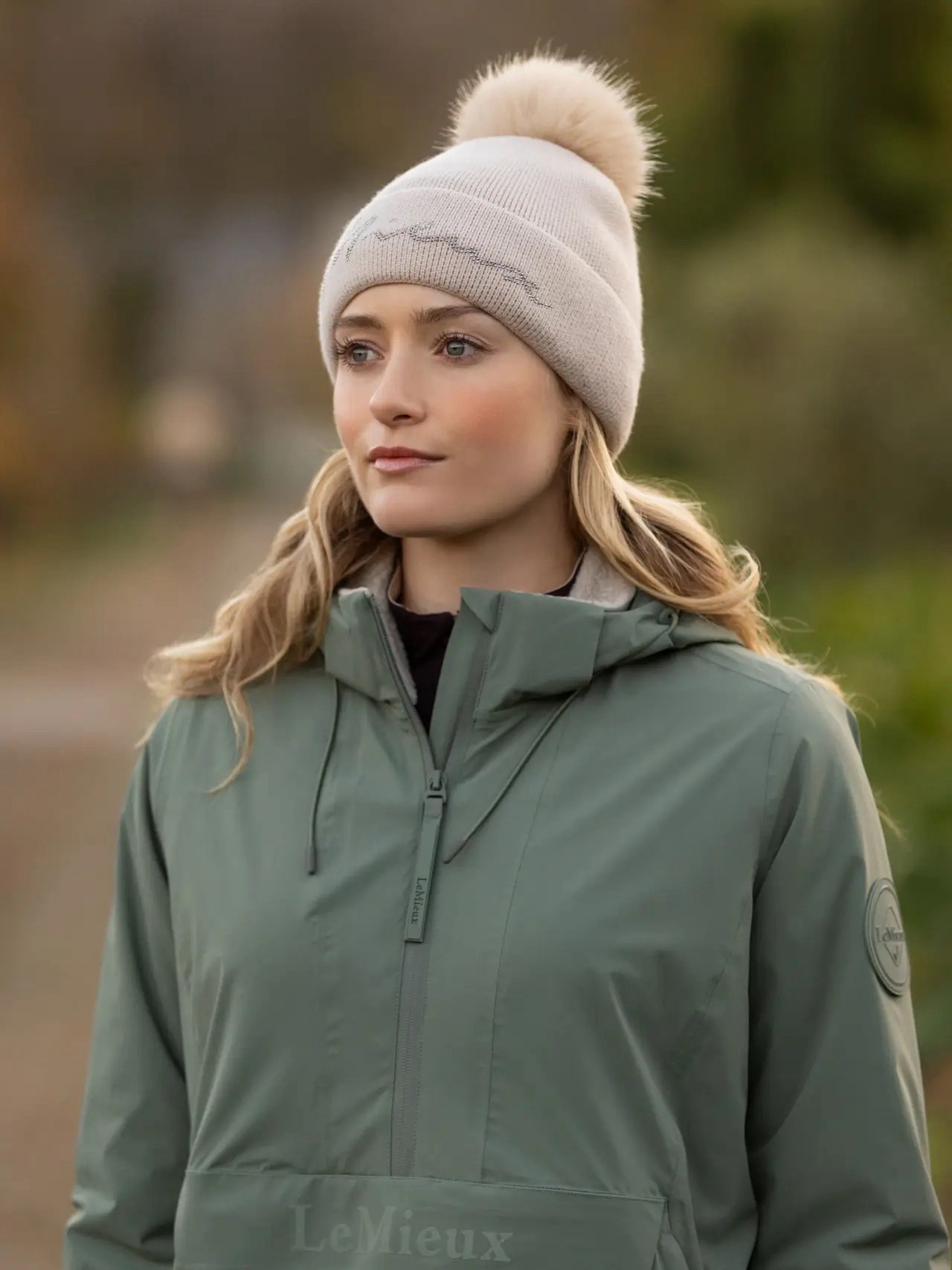 LeMieux Sparkle Beanie Stone