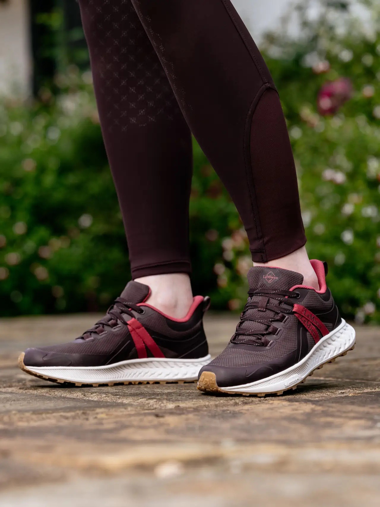 Lemieux Trax Viva Waterproof Trainer Damson - Image 2