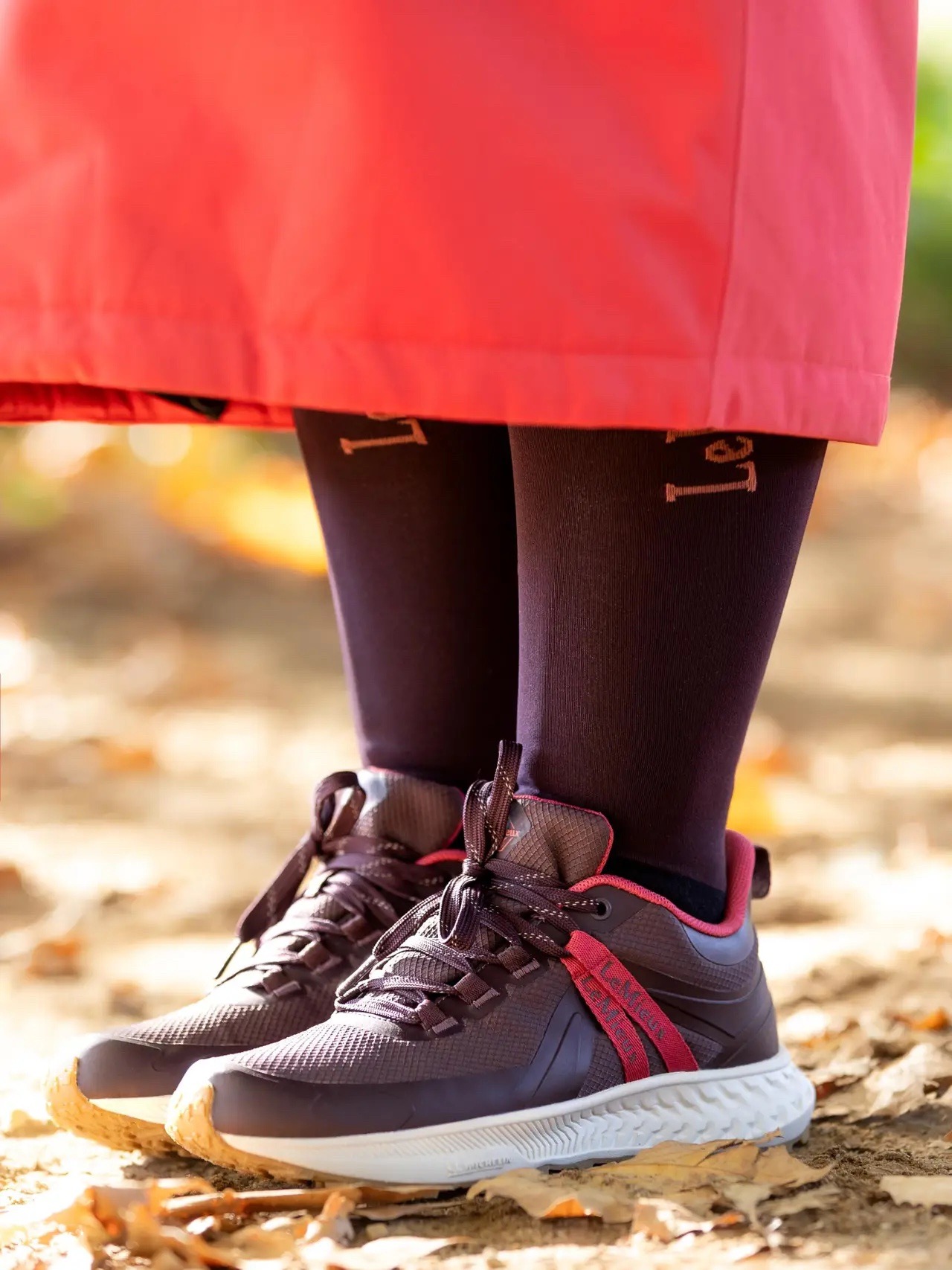 Lemieux Trax Viva Waterproof Trainer Damson - Image 3